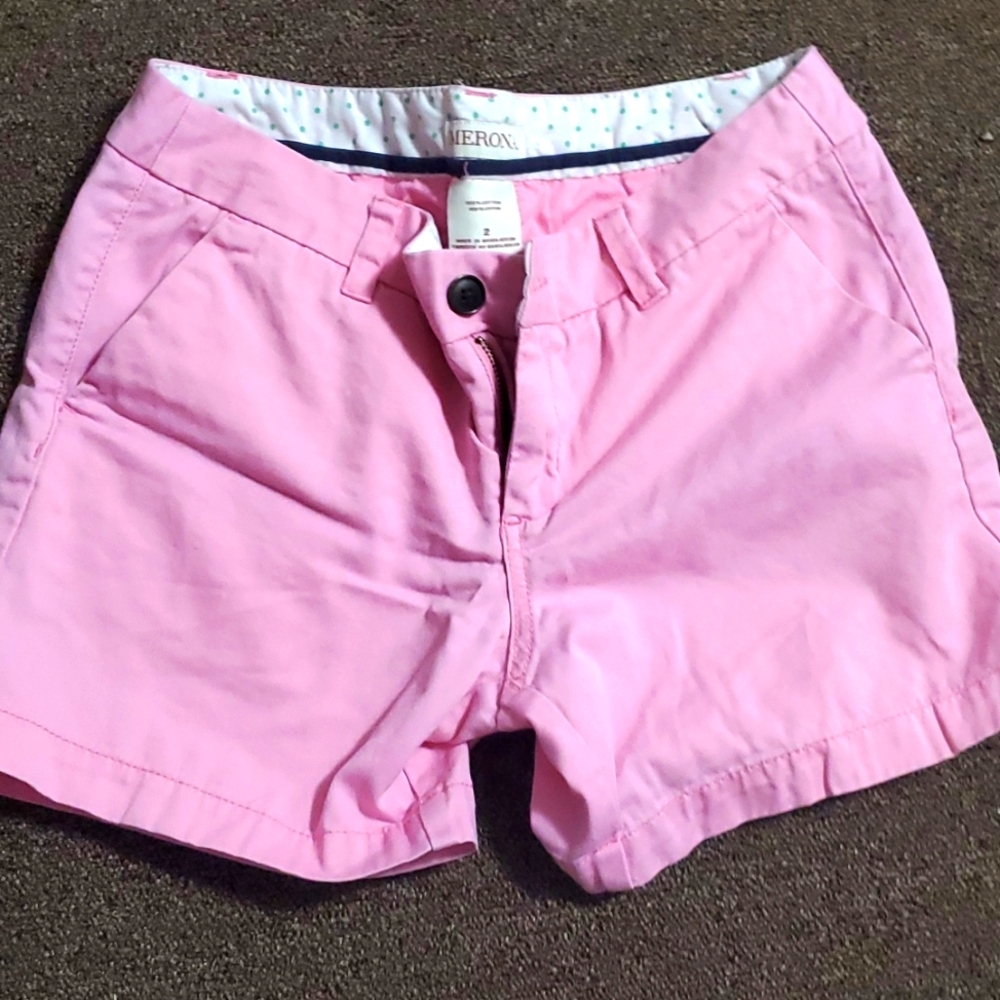 Pink shorts size 2